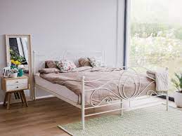 Board & batten comes in a 28 gauge standard thickness. Metallbett Mit Lattenrost Lattenrahmen 160x200 180x200 Cm Weiss Gunstig Supply24