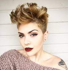Female hairstyles long on top short on sides. Pin On Hair Faire