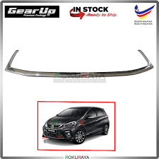 It is available in 6 colors and automatic. Perodua Myvi 3rd Gen 2018 Gear Up Front Bumper Grill Bottom Moulding Garnish Chrome Shopee Malaysia