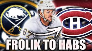 Impact frolik took the spot of paul byron, who left thursday's game after taking a shea weber slapshot off his foot. Habs Acquire Michael Frolik Montreal Canadiens News Today 2021 Nhl Free Agent Signings Sabres Youtube