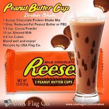 Peanut Butter Cup Protein Shake Recipe From Usa Flag Co Recipe Chocolate Protein Shakes Protein Shake Smoothie Shake Recipes