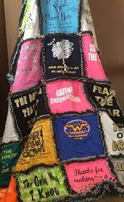 Ragged T Shirt Blanket Custom Memorial Blanket Concert Etsy Shirt Quilt Tshirt Quilt Diy Tee Shirt Quilt