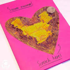 How to make scratch off cards with crayon can offer you many choices to save money thanks to 14 active results. Secret Message Valentine S Day Cards Kids Craft Room