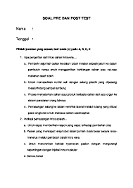 We did not find results for: Soal Pre Test Dan Post Test Plebitis Pdfcoffee Com