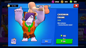 Then we head into heist and put a beatdown of epic proportions on all the competition winning 16 straight matches and getting that green glitch in the. Brawl Stars Caveman Frank Gameplay Archive Skin Youtube