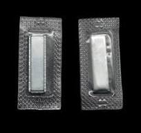 Bluemoona 6 Sets - Hidden Sew-in PVC Magnetic Snap Rectangle 27mmx8mmx3mm  Closure Purse Handbags Button