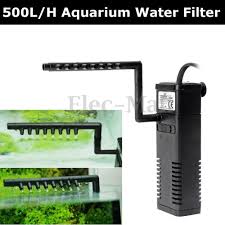 500l H Aquarium Fish Tank Filtration Internal Filter Submersible Water Pump Akvaryum