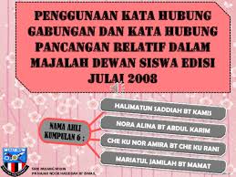 Pelakon itu sedar yangdia sudah tidak popular. Ppt Kata Hubung Pptx Cik Dhiya Academia Edu