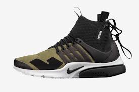 Here S Your Best Look Yet At Acronym S Nikelab Air Presto Mids Nike Clothes Mens Sneakers Skate Wear