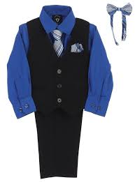Black And Royal Blue Shirt Boys Black Pinstripe Vest Pants Set W Royal Blue Shirt 6m 12 Rachel S Promise Royal Blue Shirts White Gold Black Diamond Ring Black Diamond Ring Engagement