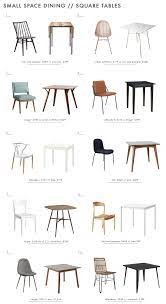 Suited to special occasions and spontaneous dinner parties, our dining tables for small spaces seat lots of guests but are also perfect for everyday use. Dining Table Combos What Shape Works Best For Your Space Emily Henderson Small Square Dining Table Dining Table Small Space Dining Room Small