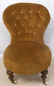 Victorian Small Upholstered Nursing Chair 198287 Upholstered Chairs Antique Dining Chairs Nursing Chair