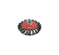 Brosse métallique torsadée conique 100mm pour meule à disques TOLSEN