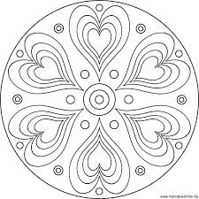 ᐅ leseknochen schnittmuster ᐅ kostenlos drucken ᐅ pdf. Mandala Mit Herzen Als Gratis Vorlage