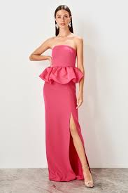 Something a soldier or an athlete might wear. Trendyol Peplum Detail Evening Dress Tprss19ut0198 Review Review