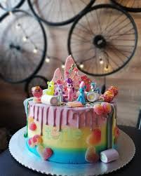 A brand of toy ponies originally created in 1982 and marketed primarily to girls. My Little Pony Drip Cake Cake By Torte By Amina Eco Cakesdecor