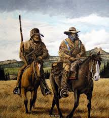 Western Native American Mountain Man Art By John Peterson 39 Mountain Man Western Art Art