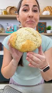 Garlic Parmesan Herb Bread is a rustic artisan-style bread that's so easy  to make and absolutely delicious. It's like garlic bread in loaf form!  https://thestayathomechef.com/garlic-parmesan-herb-bread/