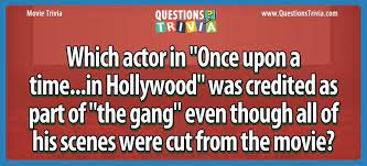 Zoe samuel 6 min quiz sewing is one of those skills that is deemed to be very. Actor In Once Upon A Time In Hollywood Was Credited Part
