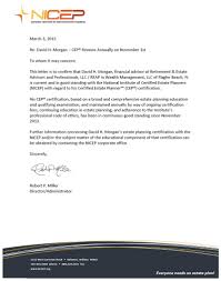 A letter of good standing has the simple purpose of confirming the good standing of the subject, and as such it should be state who you are and why your confirmation of good standing is important and relevant. Nicep Letter Of Good Standing Reap Retirement Estate Advisors Professionals