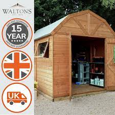 Free delivery from wed 28 jul *. Wooden Dutch Barn Workshop Shed 10x8 Outdoor Storage Windows Apex Roof 10ft 8ft Summer Houses Cheap Corner Summerhouse Sale Garden Sheds Uk