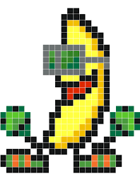 Yeah Banane Wall Decals Stickaz Pixel Art Sticker Wall Art Art