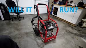 Homelite Pressure Washer Fuel System Plugged Pt 1