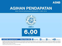 Pada hari rabu, 18 disember 2019, amanah saham nasional berhad (asnb) telah mengumumkan pembayaran pengagihan sebanyak 5.50 sen seunit bagi dana utamanya, amanah saham bumiputera (asb) merangkumi pengagihan pendapatan 5.00 sen seunit dan bonus 0.50 sen seunit bagi tahun kewangan 2019 Strategi Pelaburan Amanah Saham Bumiputra Posts Facebook