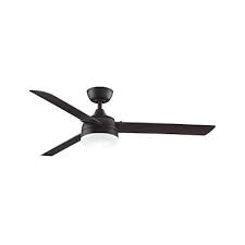 Indoor/outdoor oil rubbed bronze ceiling fan with remote control. Fanimation Xeno 56 Bronze Walnut Indoor Outdoor Ceiling Fan With Led Light Reviews Crate And Barrel