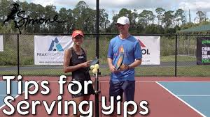 Practice your aim on which way or direction to serve. Coach Phil Tips For Serving Yips Youtube