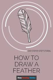 Anatomy of the wing mantle: How To Draw A Feather Really Easy Drawing Tutorial