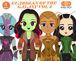 Guardians of the galaxy vol. Guardian Of The Galaxy Clipart Female Characters Ayeesha Mantis Nebula Gamora Cute Characte Female Cartoon Characters Gamora And Nebula Superhero Clipart