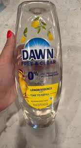 Dawn Free and Clear Dishwashing Liquid Dish Soap, Lemon Essence