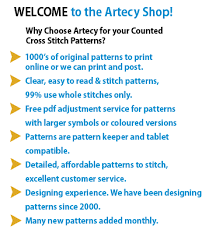 We did not find results for: Artecy Cross Stitch Shop Quality Cross Stitch Patterns To Print Online