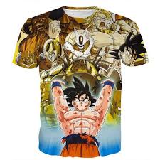 dbz goku spirit bomb destroy villains cooler broly namek golden t shirt dbz dragonball anime aloha clothing 3d t shirts tshirt designs