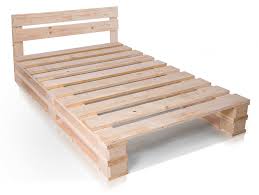 Paletti Duo Bett Kopfteil Palettenbett Holzbett Fichte Natur Massiv 140x200 Cm Ebay Auf einer matratze mit 140×200 cm können durchaus 2 personen schlafen. eur