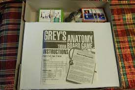 Grey's anatomy trivia board game | board game | boardgamegeek Grey S Anatomy Trivia Board Game By Cardinal Played Once Near Mint Condition 1842442176