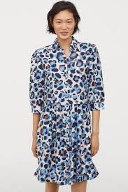 Shirt Dress Light Beige Leopard Print Ladies H M Us Shirt Dresses Uk Clothes For Women Shirt Dress