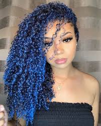 Raky Wane On Instagram Temporary Hair Wax From Shopponyfly Use Our Code Wane5 For Off In 2020 Blue Natural Hair Dyed Natural Hair Dyed Curly Hair