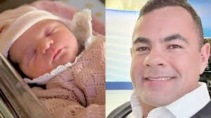 Nasce Maria, segunda filha de Tino Junior, âncora do 'Balanço Geral RJ':  "Amor"