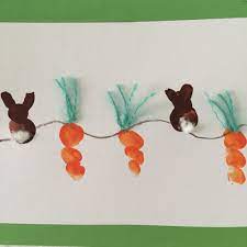 Ostern ist der perfekte anlass, um mit euren kindern zu basteln. Fingerabdruck U3 Kita Krippe Kids Easter Basteln Fingerfarbe Ostern Kreativ Diy Selfmade Osternest Basteln Osterkarten Basteln Basteln Mit Kleinkindern Ostern