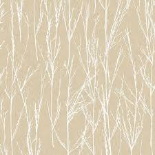 Papier Peint Sur Intisse Branchage Or Castorama Papier Peint Papier Peindre