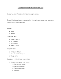 Borang soal selidik by rosnani ghazali 100686 views. Borang Kaji Selidik Psv