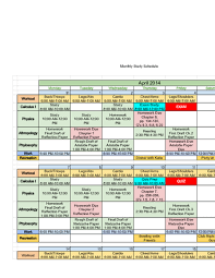 the easiest way to create a study schedule wikihow