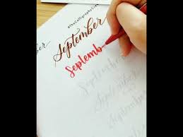 September Handlettering The Calligraphy Crew Youtube Check out our cursive calligraphy selection for the very best in unique or custom, handmade pieces from did you scroll all this way to get facts about cursive calligraphy? september handlettering the calligraphy crew