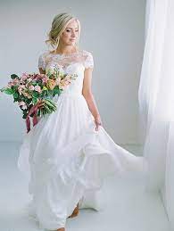 Ash Gown Illusion Neckline Wedding Dress Wedding Dress Topper Illusion Neckline Wedding Dress November Wedding Dresses