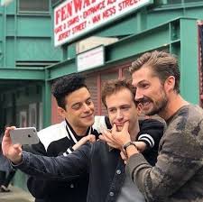 Some Of The Bo Rhap Boys At Fenway Queen Movie Queen Meme Bohemian Rhapsody