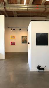 Some lovely folks with these canine 🐶 cuties came to check out 'The  Tonality of Home' by @jennygillschirmer today. Can you see the little white  body in the backpack?!🎒 Her exhibition is