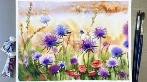 Join millions of creators and explore your creativity. Wild Flowers In Field Watercolor Painting Tutorial For Beginners Using Masking Fluid Youtube