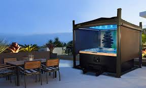 You can also choose oak, pine or another wood if it is properly sealed. Hot Tub Gazebos Covers Enclosures Hot Tub Covers